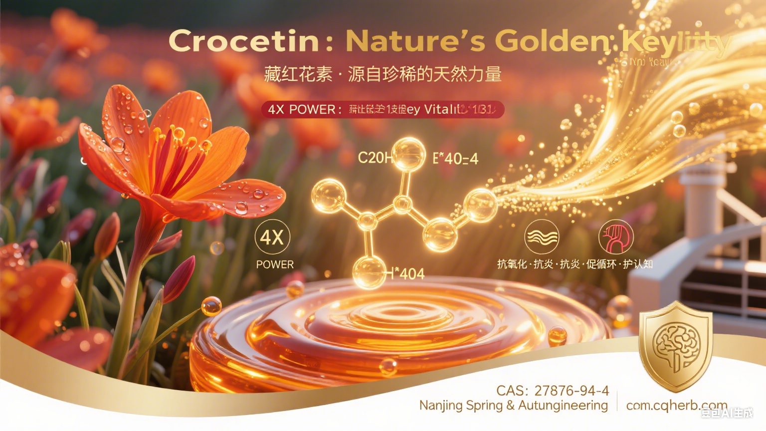 Crocetin: A Natural Carotenoid with Powerful Health Benefits